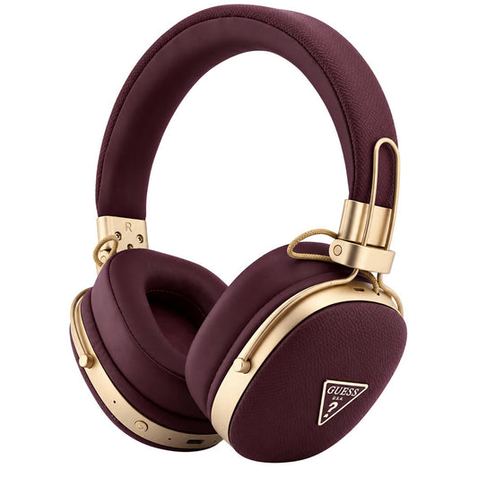 Bluetooth-Freisprecheinrichtung Guess Grained Triangle Logo, A2DP, Bordeauxrot