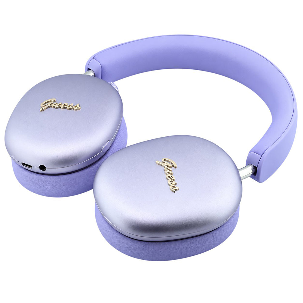 Guess Metal Script Logo Bluetooth-Freisprecheinrichtung, A2DP, Lila