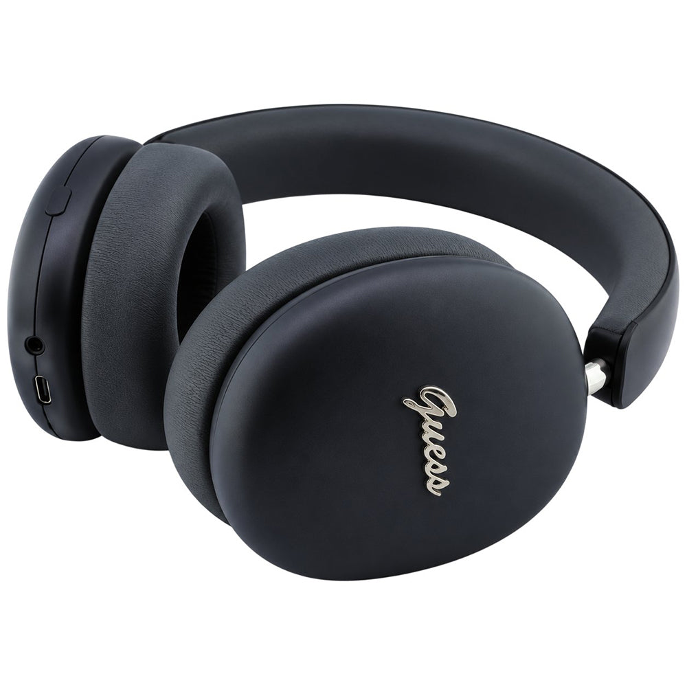 Guess Metal Script Logo Bluetooth Handsfree, A2DP, Black
