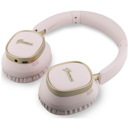 Freisprech-Bluetooth Guess Rectangle Metal Script, A2DP, Rosa