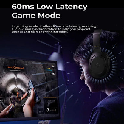 Handsfree Bluetooth HAVIT H612BT, A2DP, Schwarz