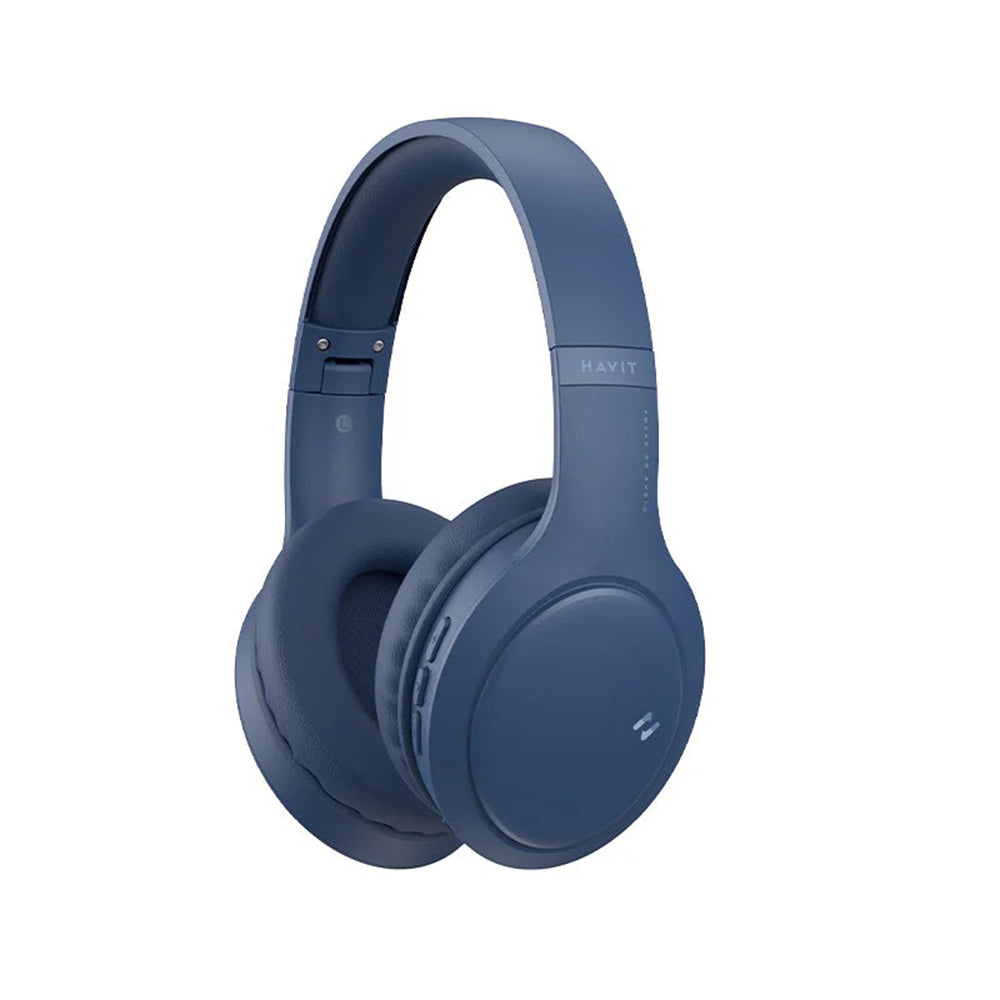 Handsfree Bluetooth HAVIT H633BT, Multipoint, A2DP, Blau