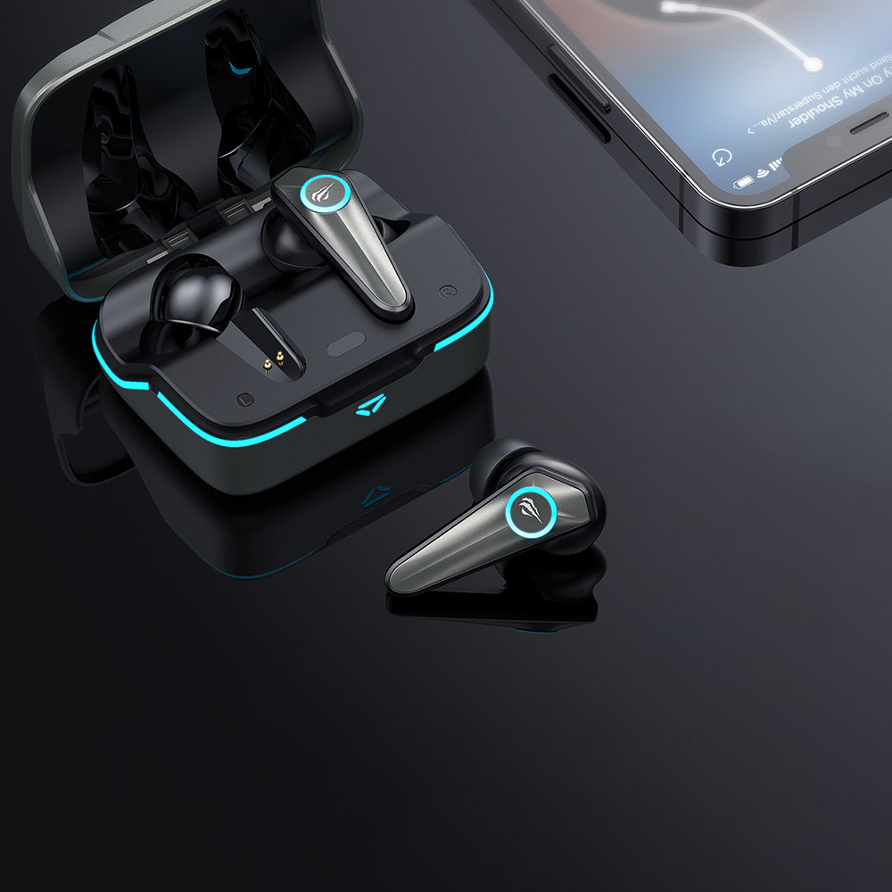 Handsfree Bluetooth HAVIT TW952 PRO RGB, TWS, Schwarz