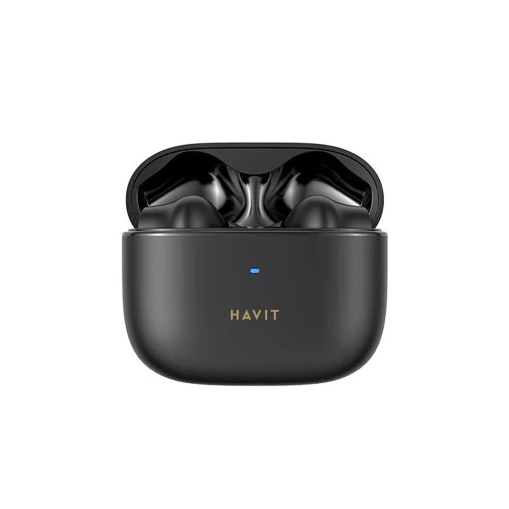 Handsfree Bluetooth HAVIT TW958 Pro, TWS, ANC, Schwarz