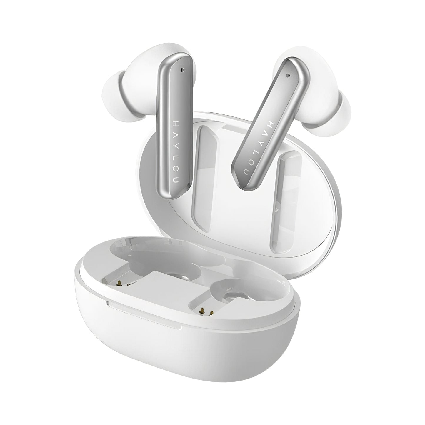 Bluetooth-Freisprecheinrichtung Haylou W1 T007, TWS, ANC, Silber 