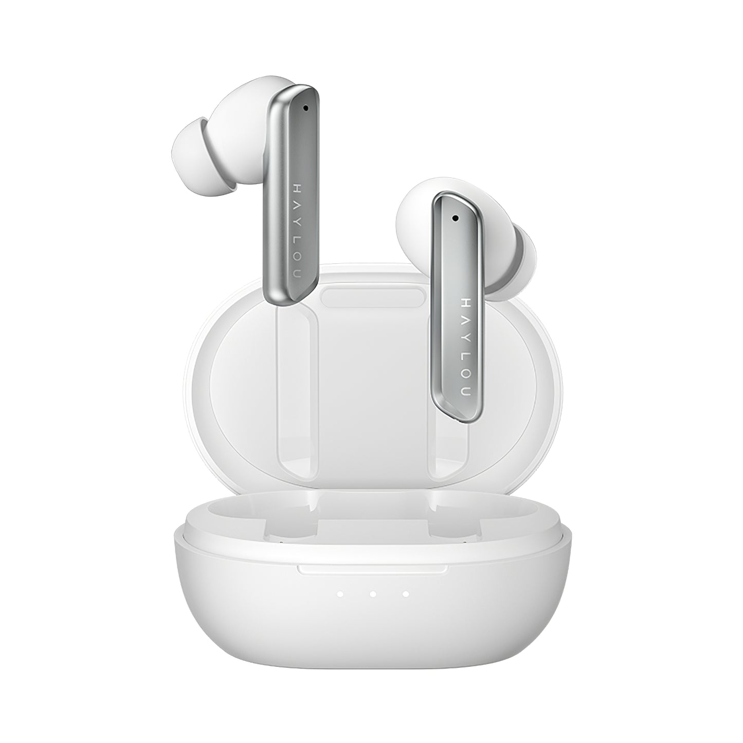 Bluetooth-Freisprecheinrichtung Haylou W1 T007, TWS, ANC, Silber 
