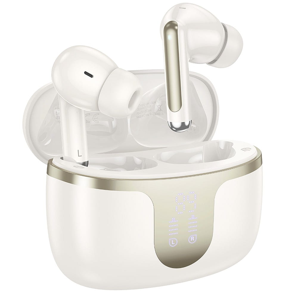 Handsfree Bluetooth HOCO EQ10, TWS, Weiß