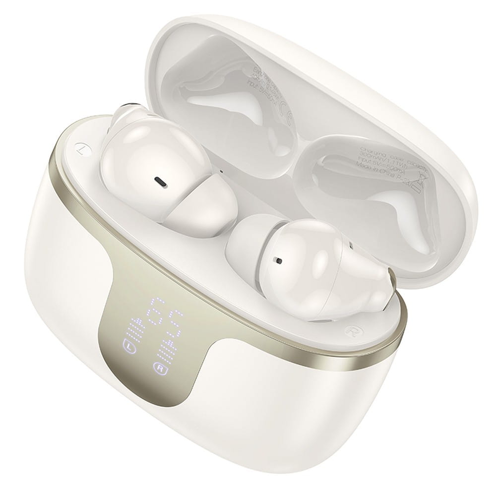 Handsfree Bluetooth HOCO EQ10, TWS, Weiß