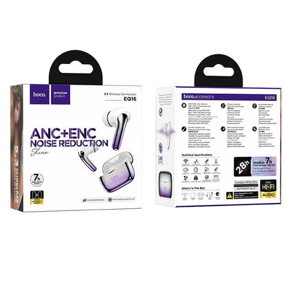 Bluetooth-Freisprecheinrichtung Bluetooth HOCO EQ16, TWS, ANC, Mov 