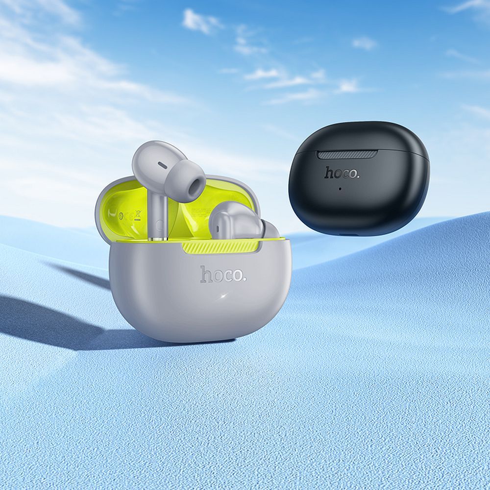 Handsfree Bluetooth HOCO EQ24, TWS, Grau