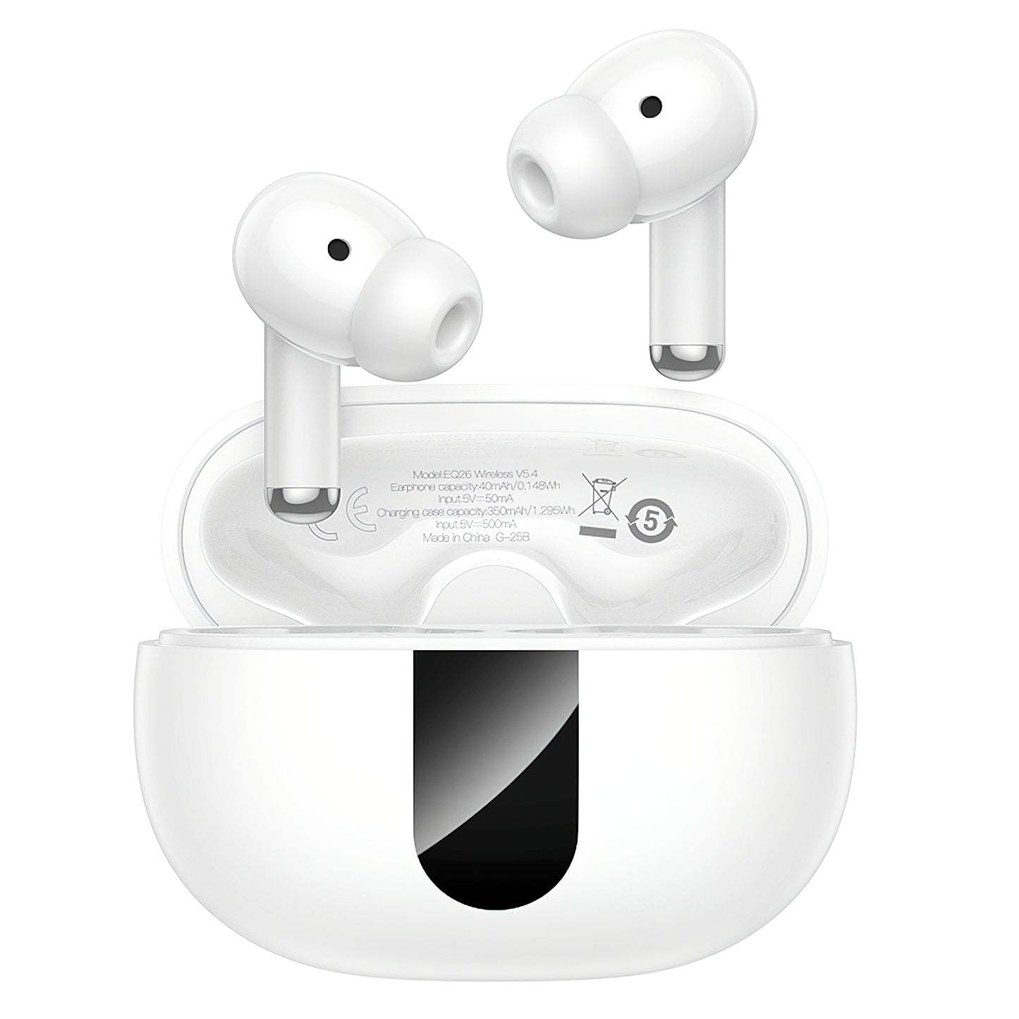 Handsfree Bluetooth HOCO EQ26, TWS, ANC, Weiß