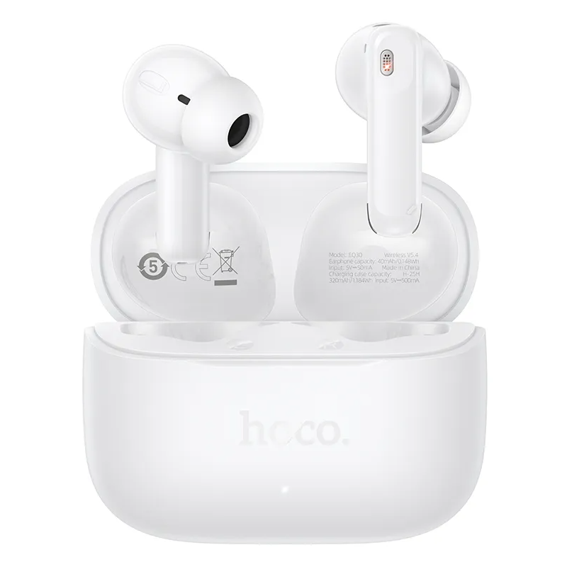 Handsfree Bluetooth HOCO EQ30, TWS, Weiß