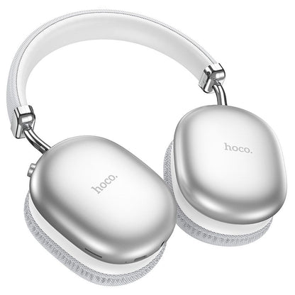 HOCO W35 Max Bluetooth Over-Ear Kopfhörer | Silber | 90h Akku | AUX & TF