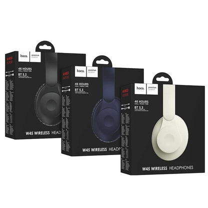 Handsfree Bluetooth HOCO W45, A2DP, Schwarz