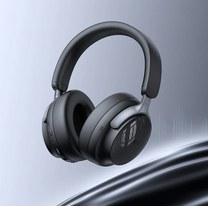 Handsfree Bluetooth HOCO W53 Plus, A2DP, ANC, Schwarz