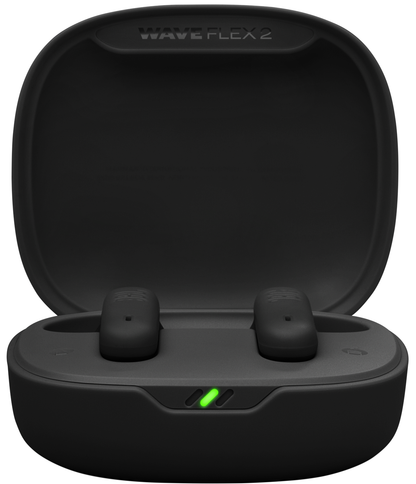 Handsfree Bluetooth JBL Wave Flex 2, TWS, ANC, MultiPoint, Schwarz JBLWFLEX2BLK