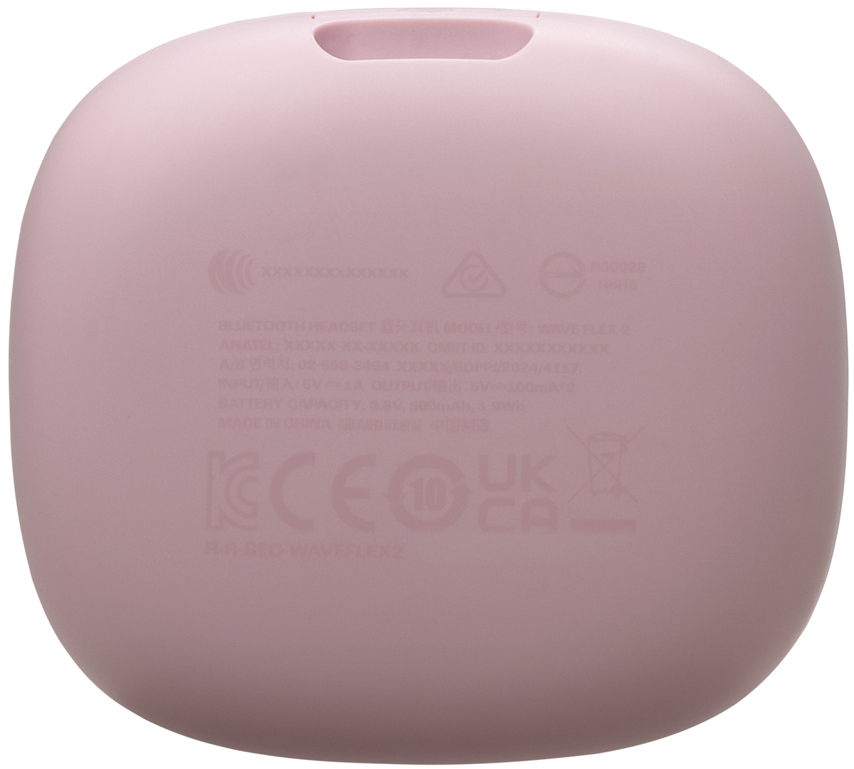Handsfree Bluetooth JBL Wave Flex 2, TWS, ANC, MultiPoint, Rosa JBLWFLEX2PIK
