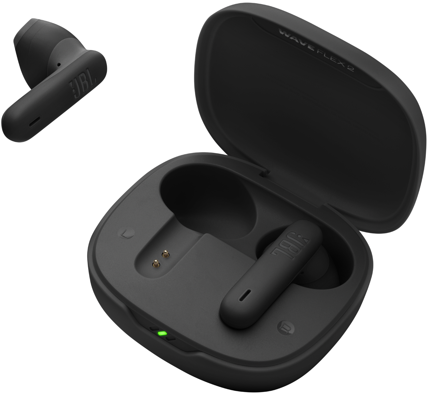 Handsfree Bluetooth JBL Wave Flex 2, TWS, ANC, MultiPoint, Schwarz JBLWFLEX2BLK