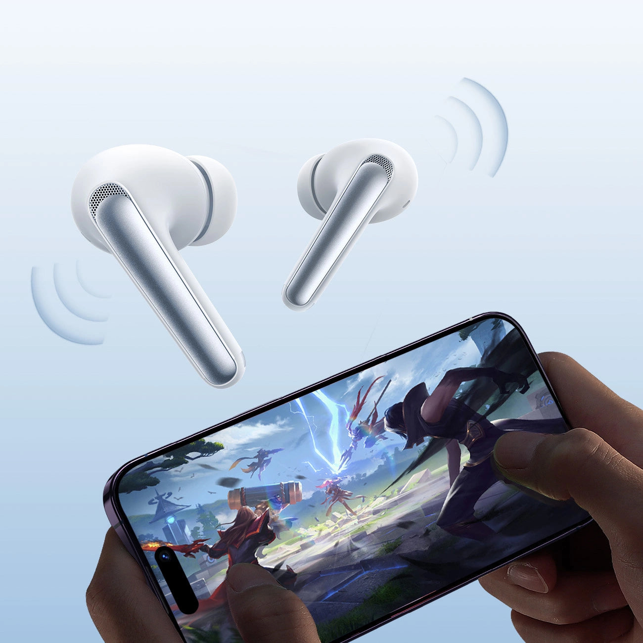Joyroom Funpods JR-FN2 Bluetooth Handsfree, TWS, ANC, White