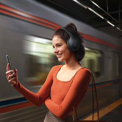 Bluetooth-Headset Joyroom JR-JH2, A2DP, ANC, Schwarz