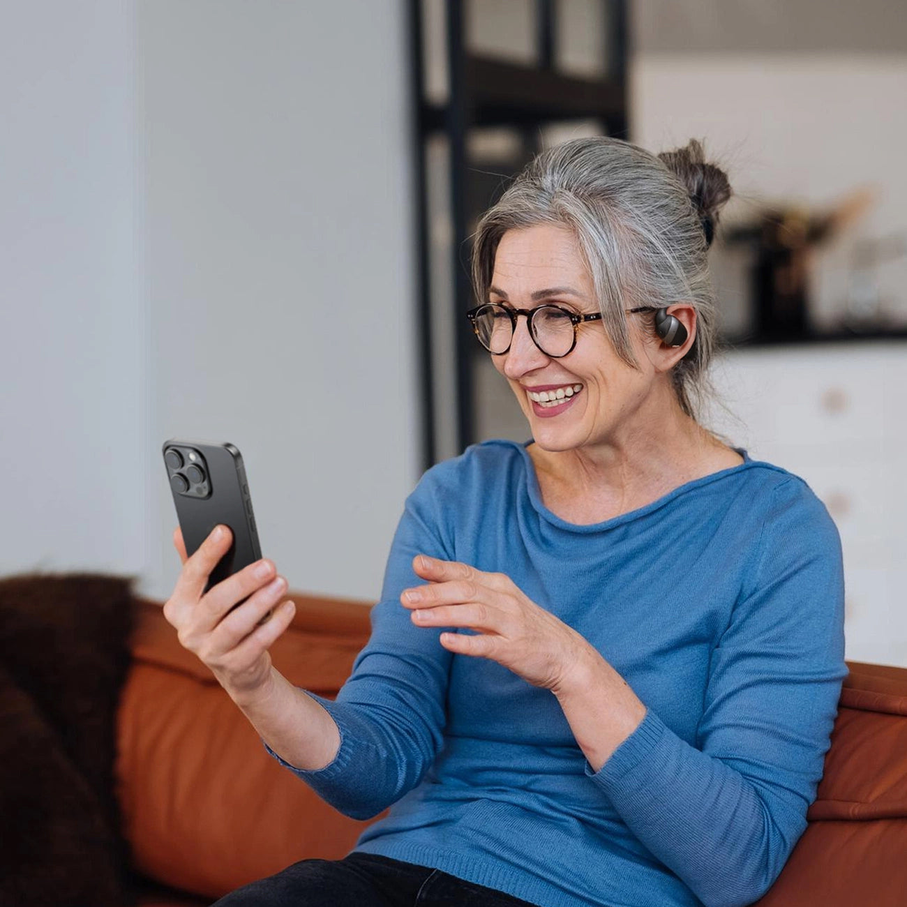Bluetooth-Freisprecheinrichtung Joyroom Open Ear JR-OE4, TWS, Schwarz