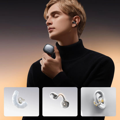 Handsfree Bluetooth Joyroom Openfree JR-OE3, TWS, Schwarz