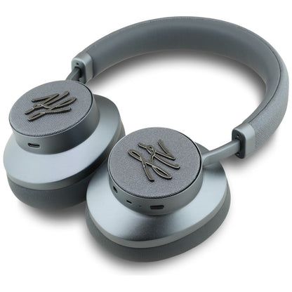 Handsfree Bluetooth Karl Lagerfeld Grained Initials, A2DP, ANC, Grau