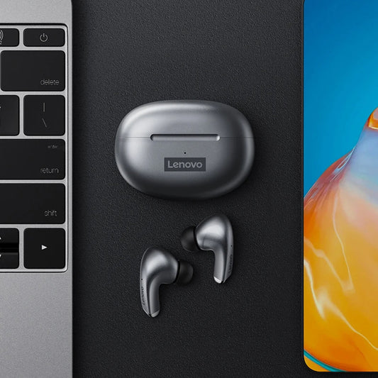 Handsfree Bluetooth Lenovo ThinkPlus LP5, TWS, Weiß