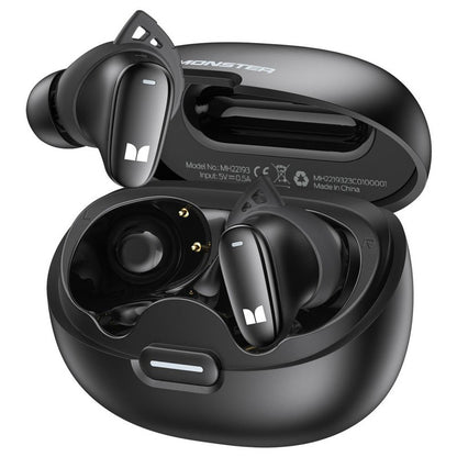 Bluetooth-Headset Monster N-Lite 206, TWS, Schwarz