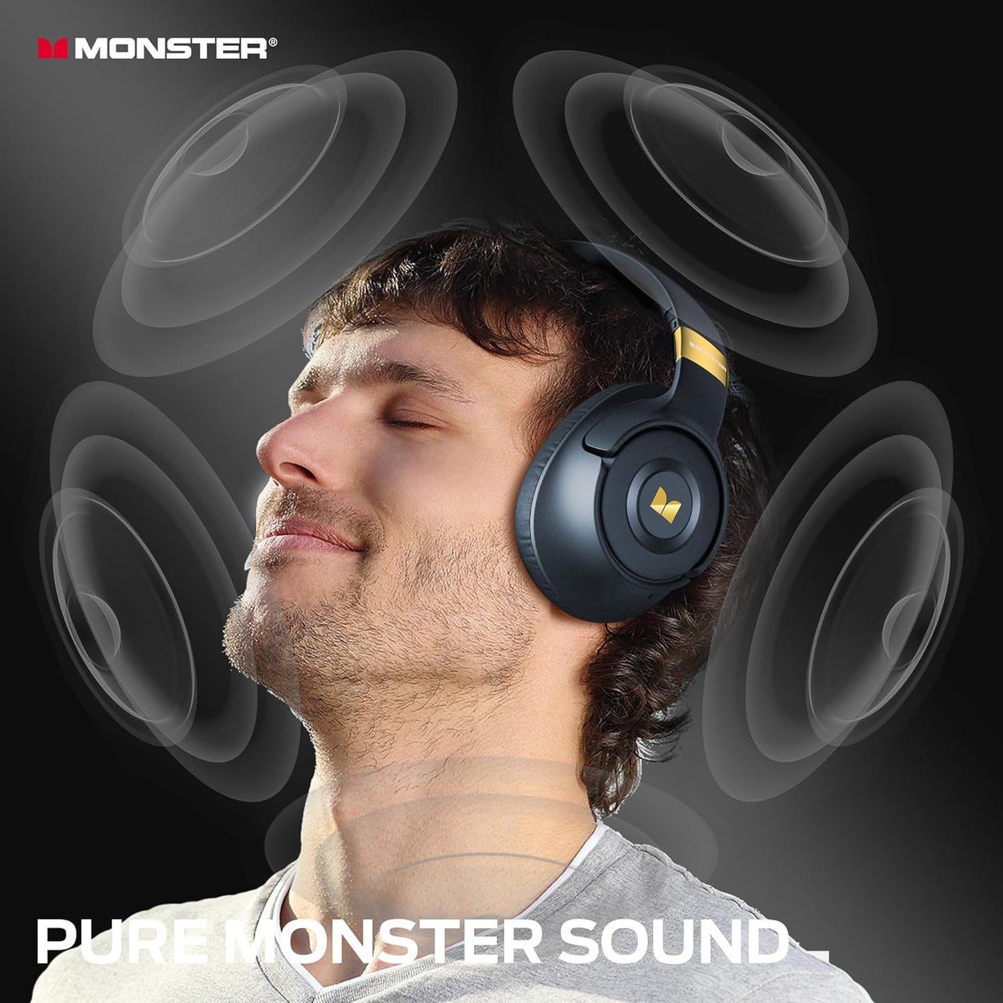 Bluetooth-Headset Monster Persona SE, A2DP, ANC, Blau