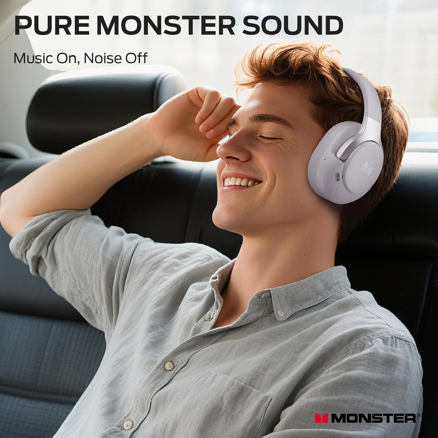 Bluetooth-Freisprecheinrichtung Monster Persona 5th, MultiPoint, A2DP, ANC, Blau