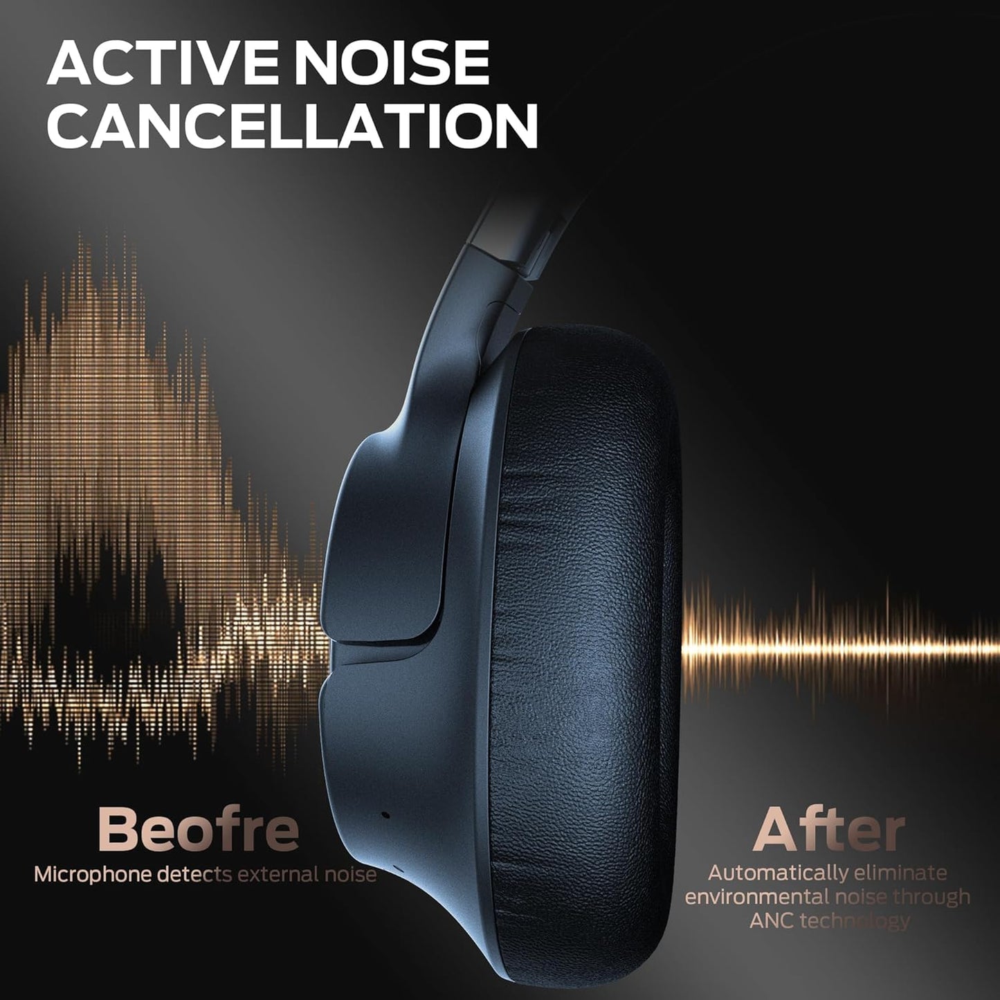 Bluetooth-Headset Monster Persona SE, A2DP, ANC, Blau