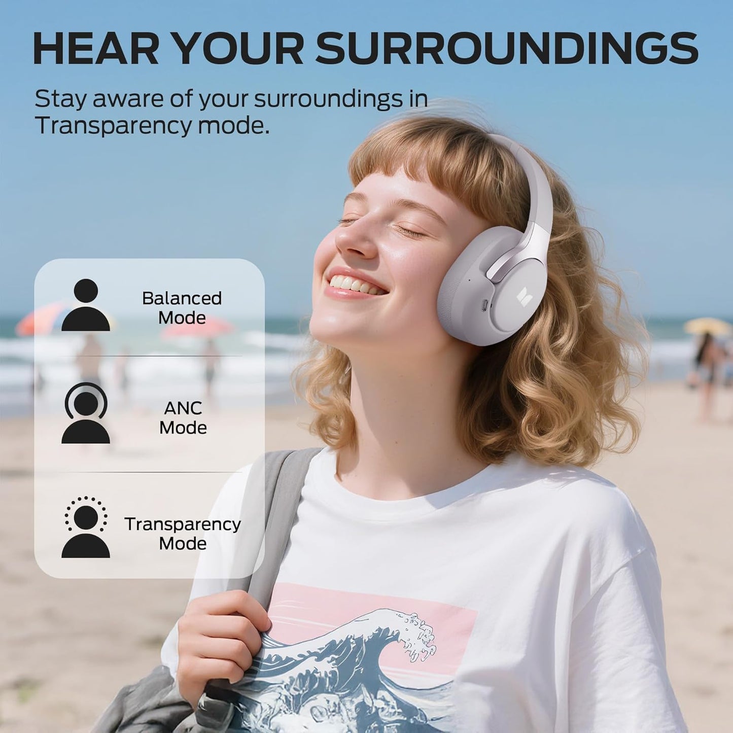 Bluetooth-Freisprecheinrichtung Monster Persona 5th, MultiPoint, A2DP, ANC, Blau
