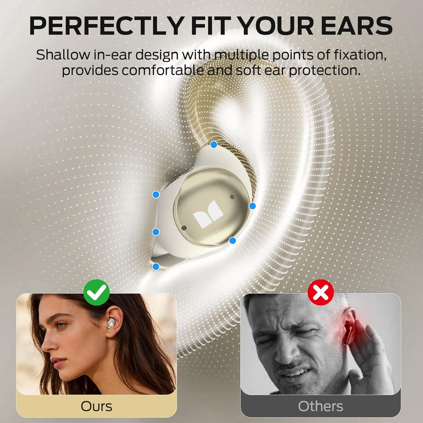 Bluetooth-Headset Monster Sleep Ear200, TWS, ANC, Gold