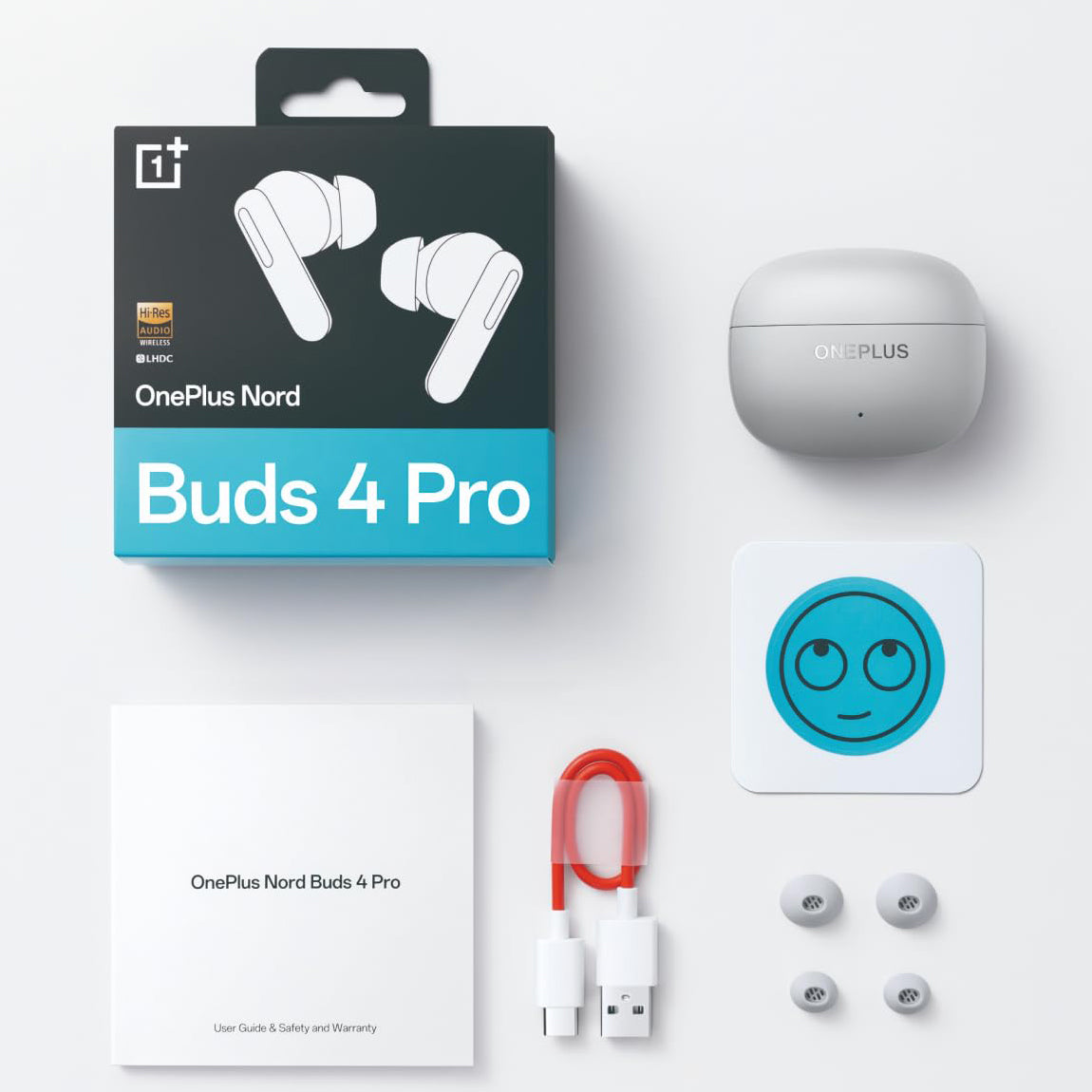 Bluetooth-Headset OnePlus Nord Buds 4 Pro, Grau 5481159287