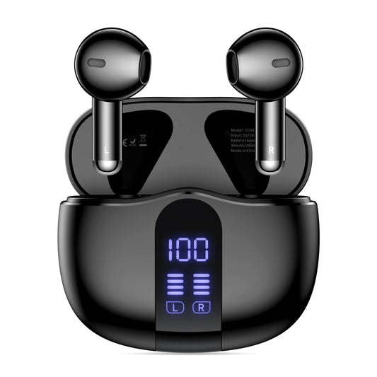 Bluetooth-Headset Tech-Protect Ultraboost Core G2, TWS, Schwarz