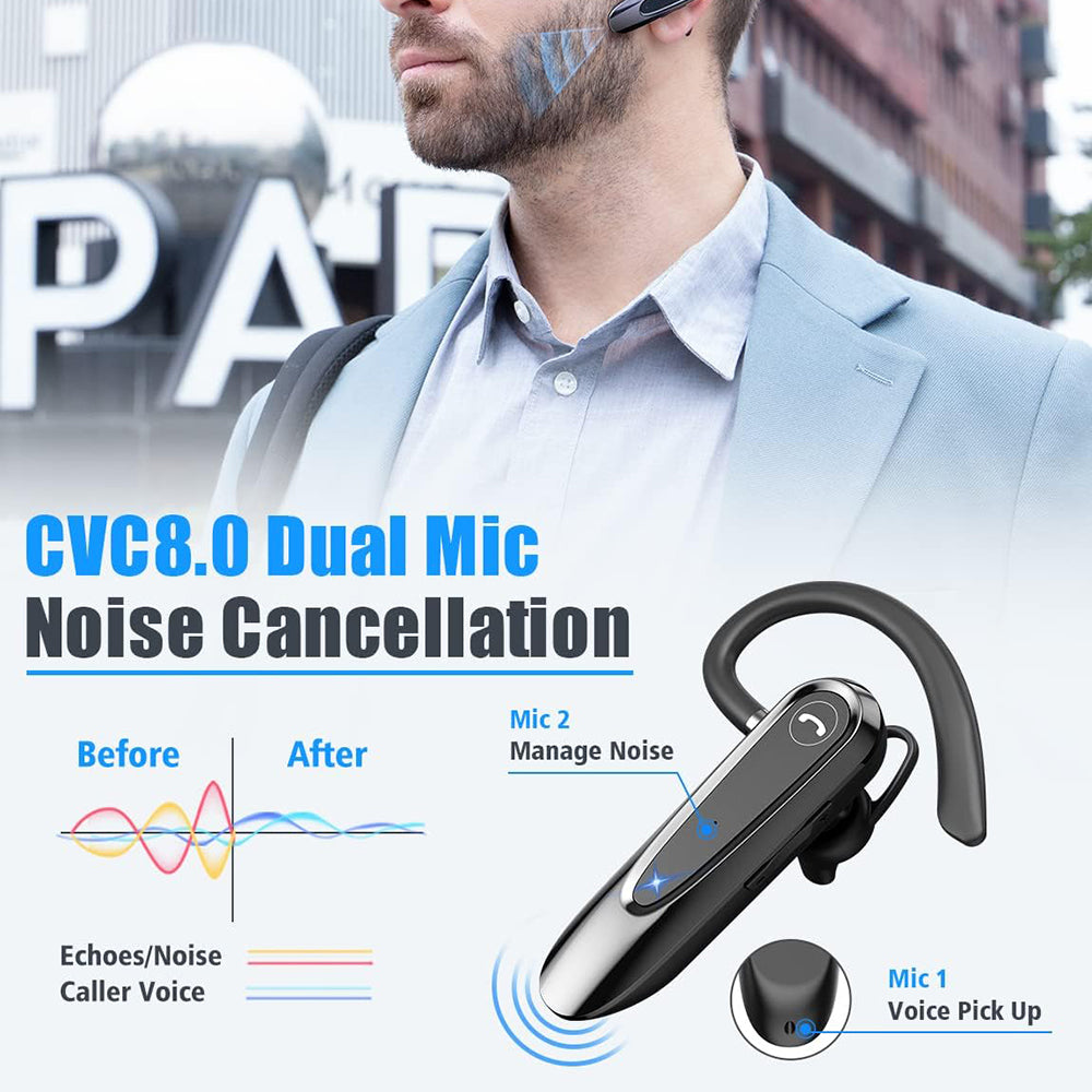 Freisprecheinrichtung Bluetooth Techsuit CB2 AirTalk, A2DP, Schwarz