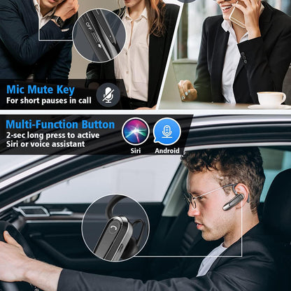 Freisprecheinrichtung Bluetooth Techsuit CB2 AirTalk, A2DP, Schwarz