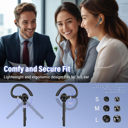 Handsfree Bluetooth Techsuit G9 TalkZen, A2DP, Schwarz