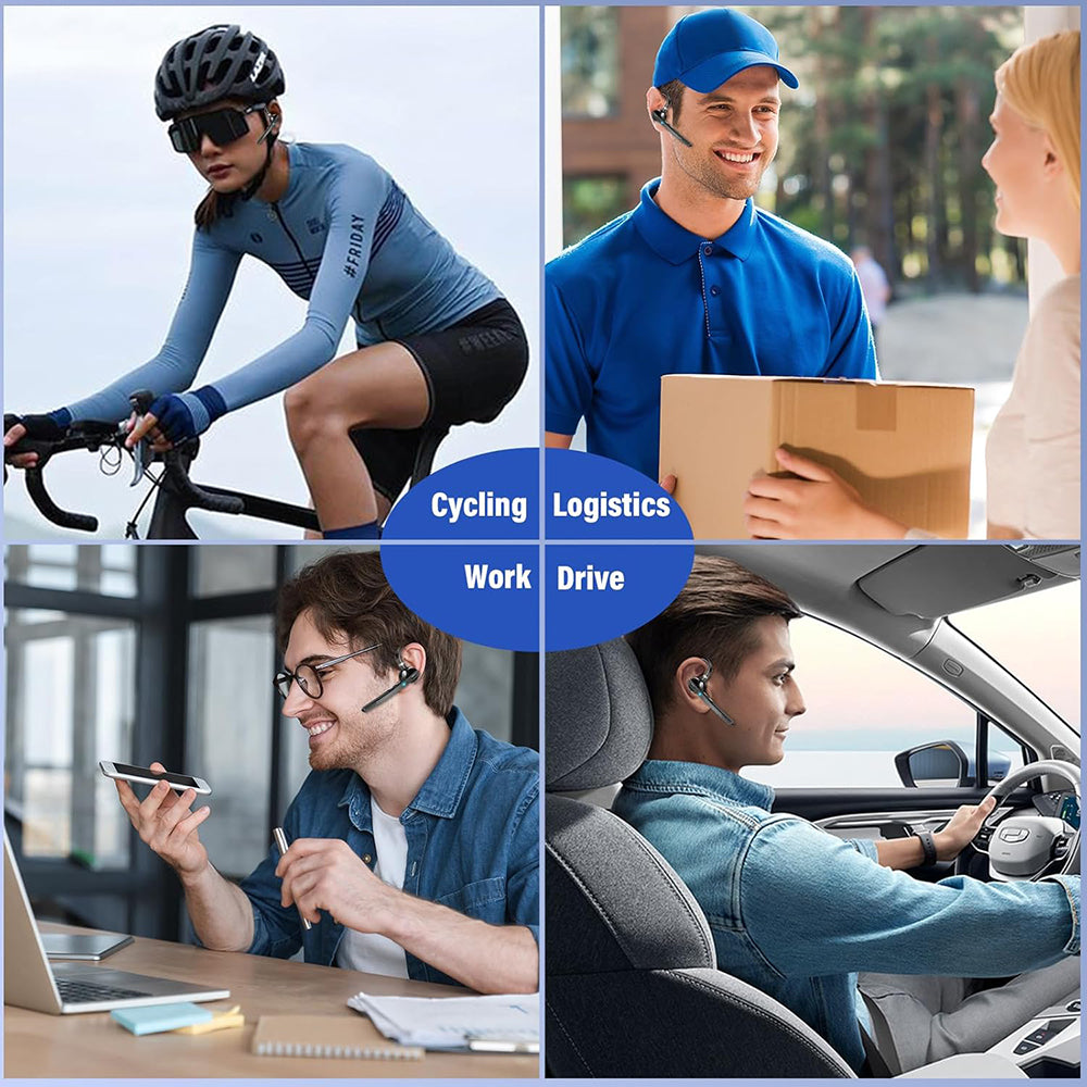 Handsfree Bluetooth Techsuit G9 TalkZen, A2DP, Schwarz