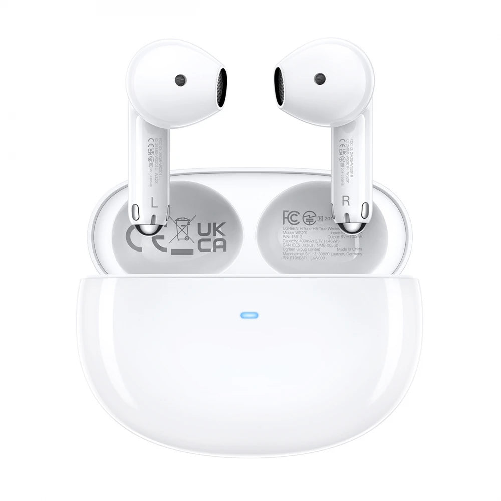 Bluetooth-Freisprecheinrichtung UGREEN HiTune H5 WS201, TWS, Weiß