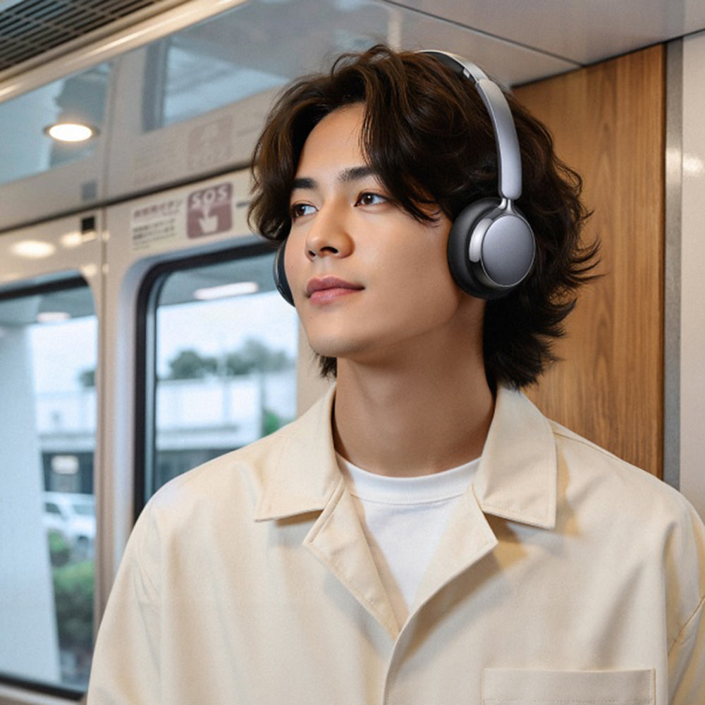 Handsfree Bluetooth UGREEN HiTune Studio Plus HP207, A2DP, ANC, Silber