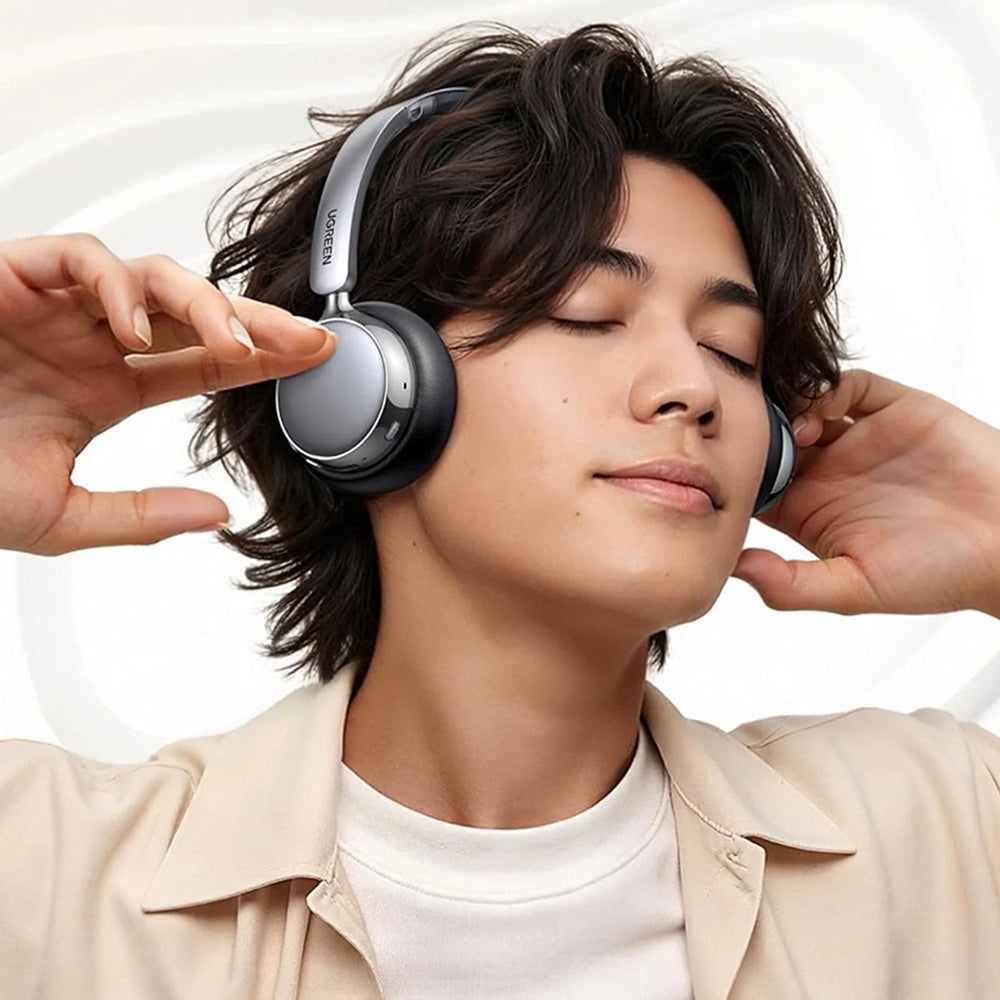 Handsfree Bluetooth UGREEN HiTune Studio Plus HP207, A2DP, ANC, Beige