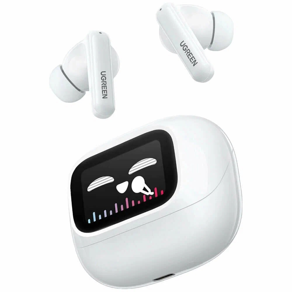 Handsfree Bluetooth UGREEN HiTune T6 Magic WS211, TWS, ANC, MultiPoint, Weiß