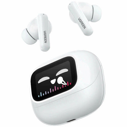 Handsfree Bluetooth UGREEN HiTune T6 Magic WS211, TWS, ANC, MultiPoint, Weiß
