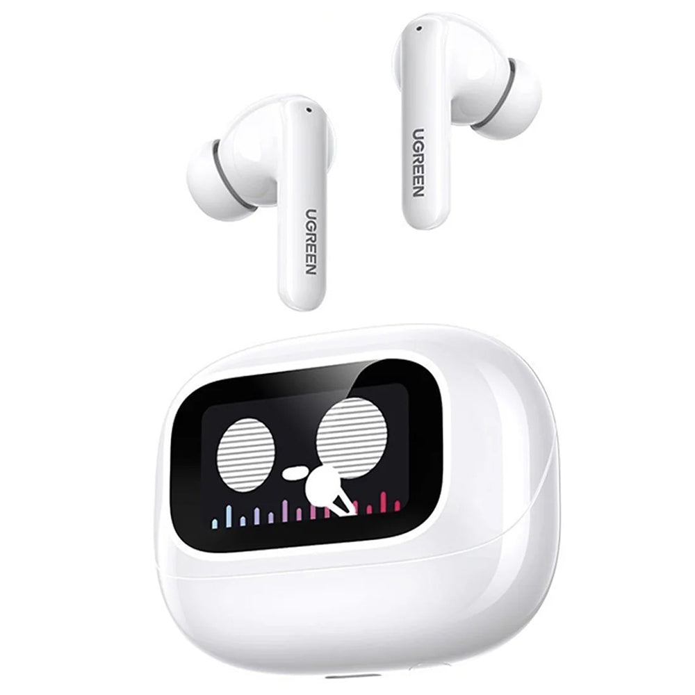 Handsfree Bluetooth UGREEN HiTune T6 Magic WS211, TWS, ANC, MultiPoint, Weiß
