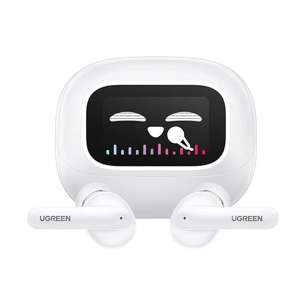 Handsfree Bluetooth UGREEN HiTune T6 Magic WS211, TWS, ANC, MultiPoint, Weiß