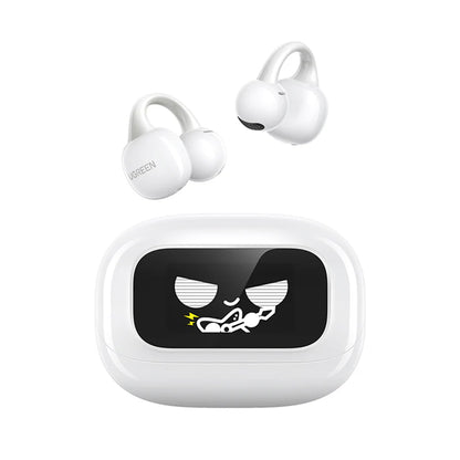 Handsfree Bluetooth UGREEN S6 ClipBuds Magic WS208, TWS, Weiß