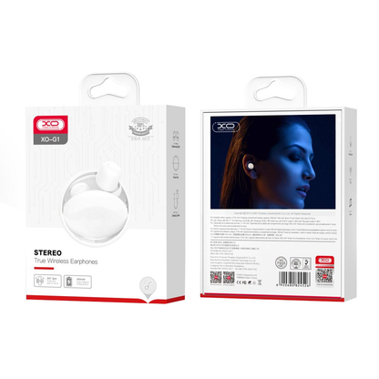Bluetooth-Freisprecheinrichtung XO Design G1, TWS, Weiß