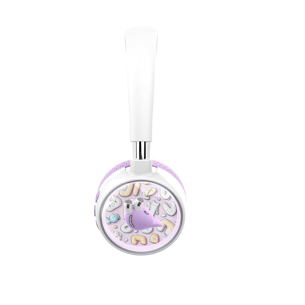 Handsfree Bluetooth XO Design BE57 Cartoon Kids, A2DP, Lila